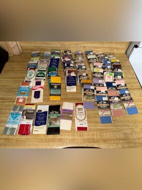 Vintage Sewing Trim Bias Tape Wrights, Boiltex, Coats, piping quilting lot of 53